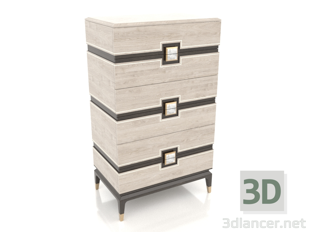 3d model Chest (6 drawer) - preview
