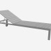 3d model Sun bed (headboard is raised, light) - preview