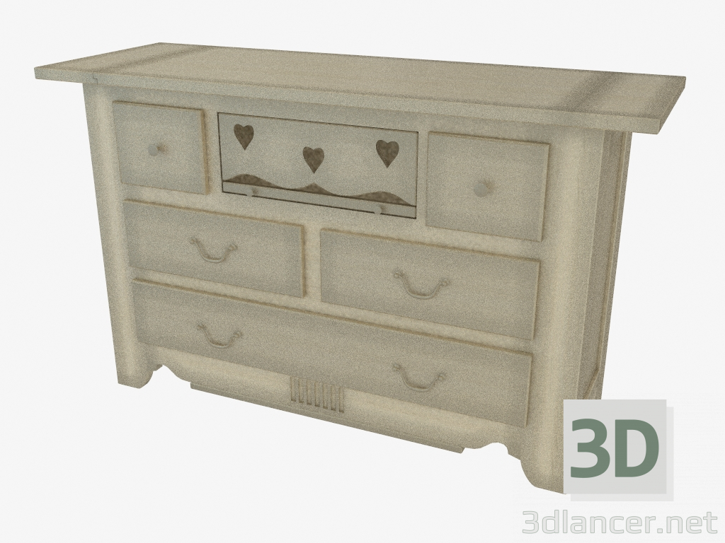 3d model Chest of drawers CH435 - preview