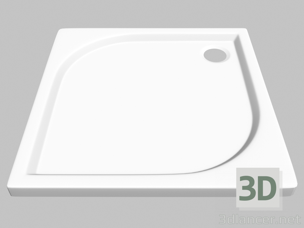 modello 3D Vassoio quadrato 80 cm cubico (KTK 042B) - anteprima