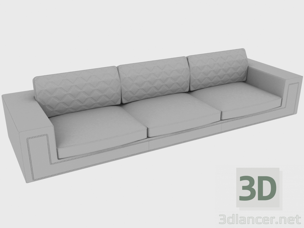 modèle 3D Canapé HELMUT SOFA (365x113xh80) - preview