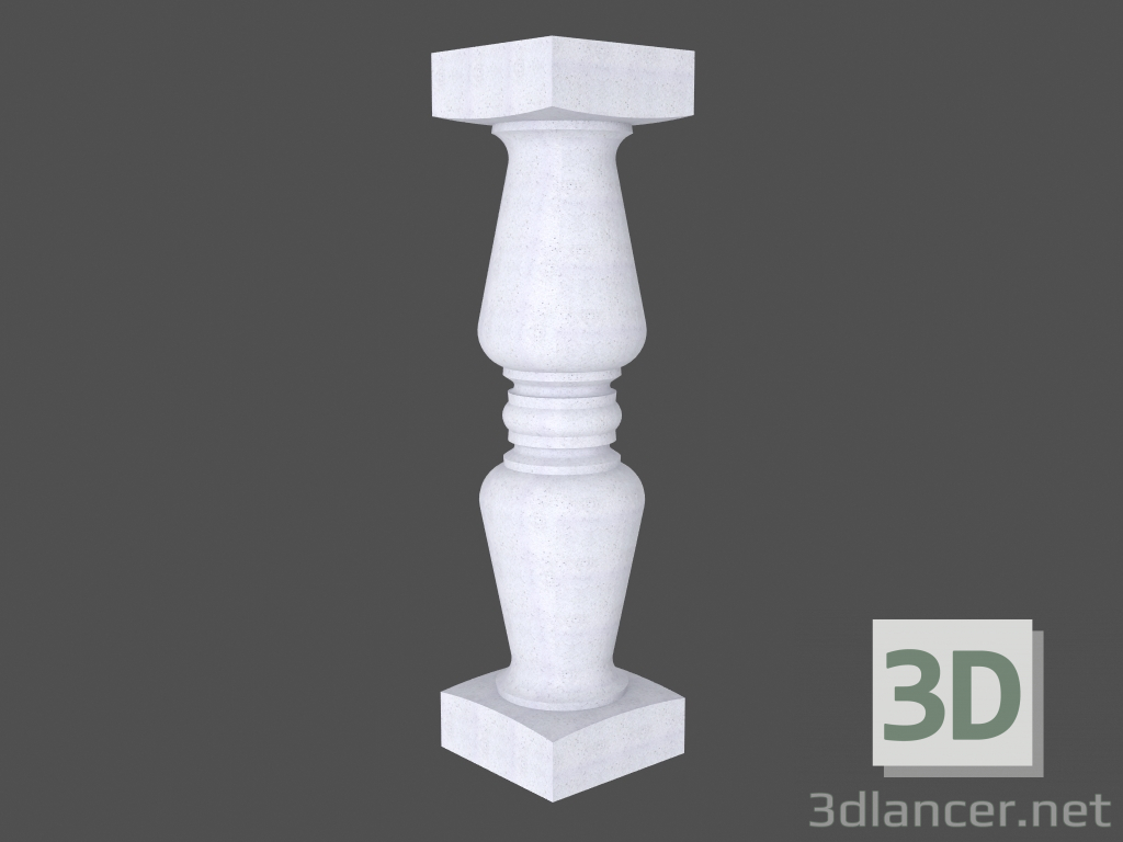 modèle 3D Balustrade (BB59D) - preview