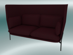 Sofa Sofa (LN6, 90x180 H 115cm, jambes noires chaudes, Sunniva 2 662)