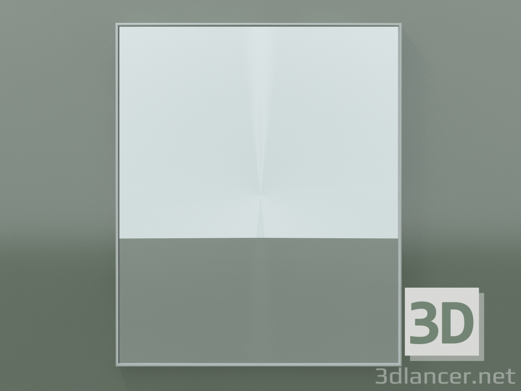 modello 3D Specchio Rettangolo (8ATMC0001, Glacier White C01, Н 72, L 60 cm) - anteprima