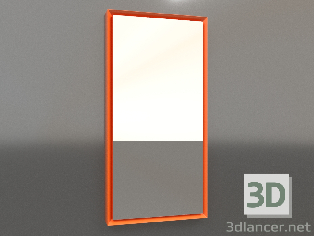 3d model Espejo ZL 21 (400x800, luminoso naranja brillante) - vista previa