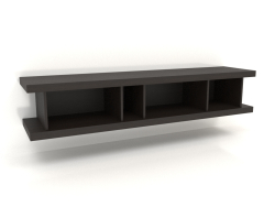 Wall cabinet TM 13 (1800x400x350, wood brown dark)
