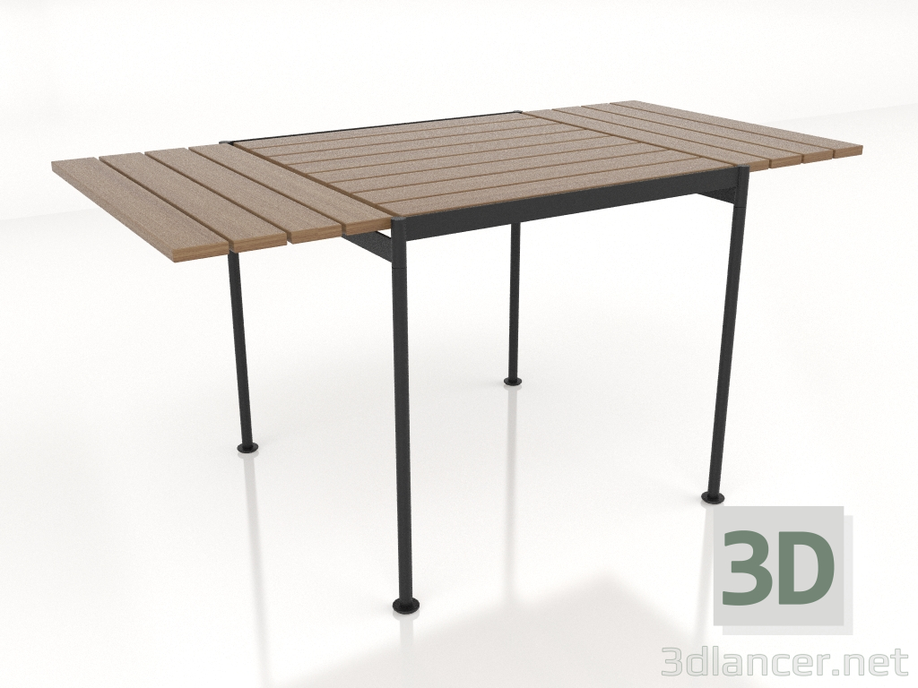 modèle 3D Table à manger 80x80 cm (allongée) - preview