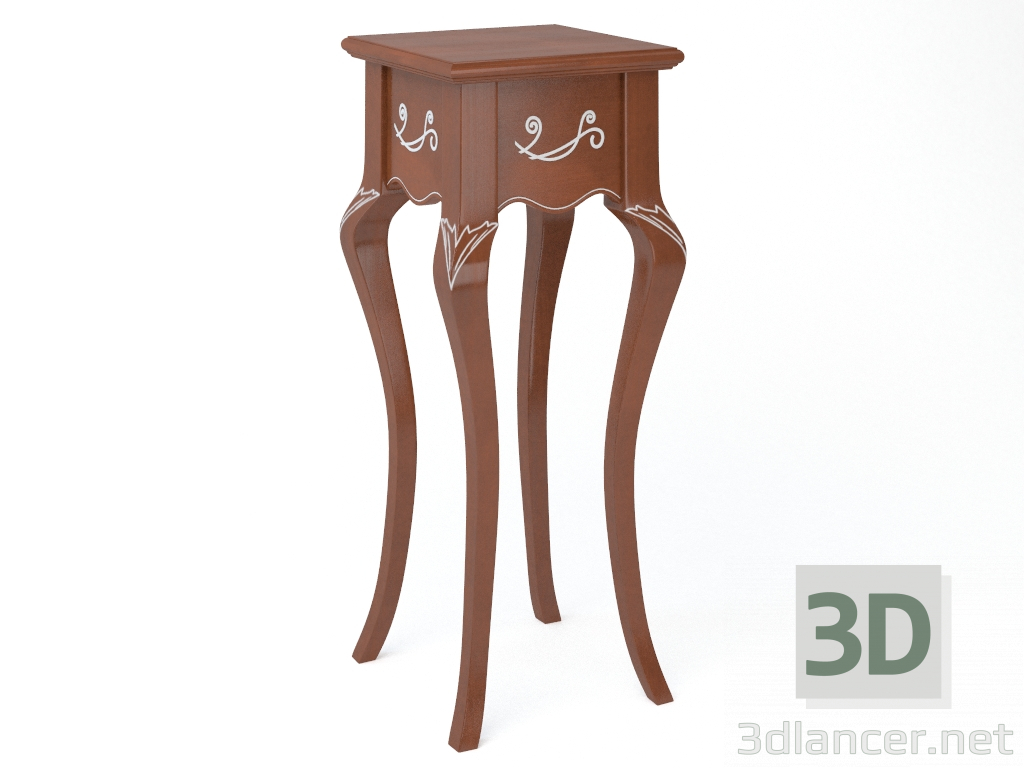 3d model KP 114 flower stand (dark, 32x32 H75) - preview