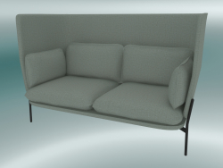 Divano divano (LN6, 90x180 H 115 cm, gambe nere calde, Sunniva 2717)