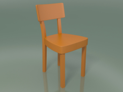 Cadeira revestida a pó de alumínio fundido, para ambiente externo InOut (23, ALLU-AR)