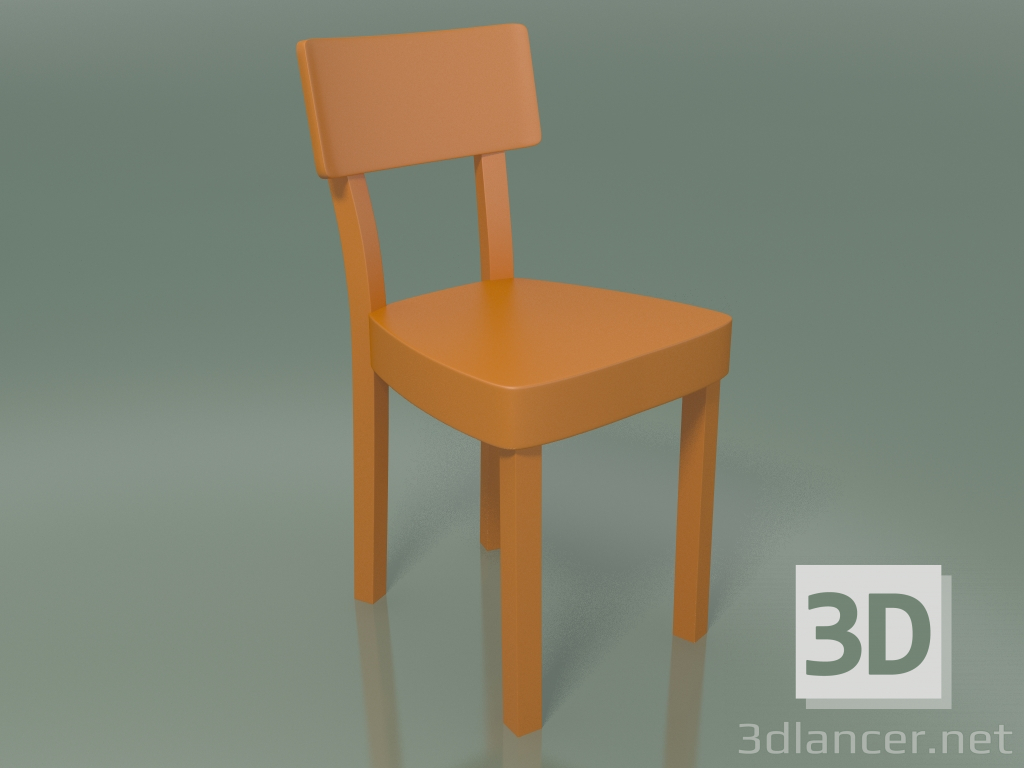 Modelo 3d Cadeira revestida a pó de alumínio fundido, para ambiente externo InOut (23, ALLU-AR) - preview