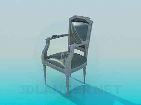 modelo 3D Silla suave con brazos - escuchar modelo 3D Silla suave con brazos - escuchar