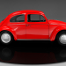 3d Volkswagen Beetle 1963 model buy - render