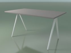 Стол прямоугольный 5408 (H 74 - 79x139 cm, laminate Fenix F04, V12)