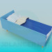 3d model Bed angle - preview