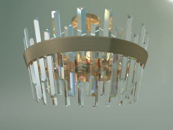 Ceiling chandelier Steccato 10111-6 (golden bronze-clear crystal Strotskis)