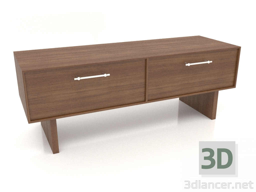 3d model Cabinet ТМ 061 (1200x400x450, wood brown light) - preview