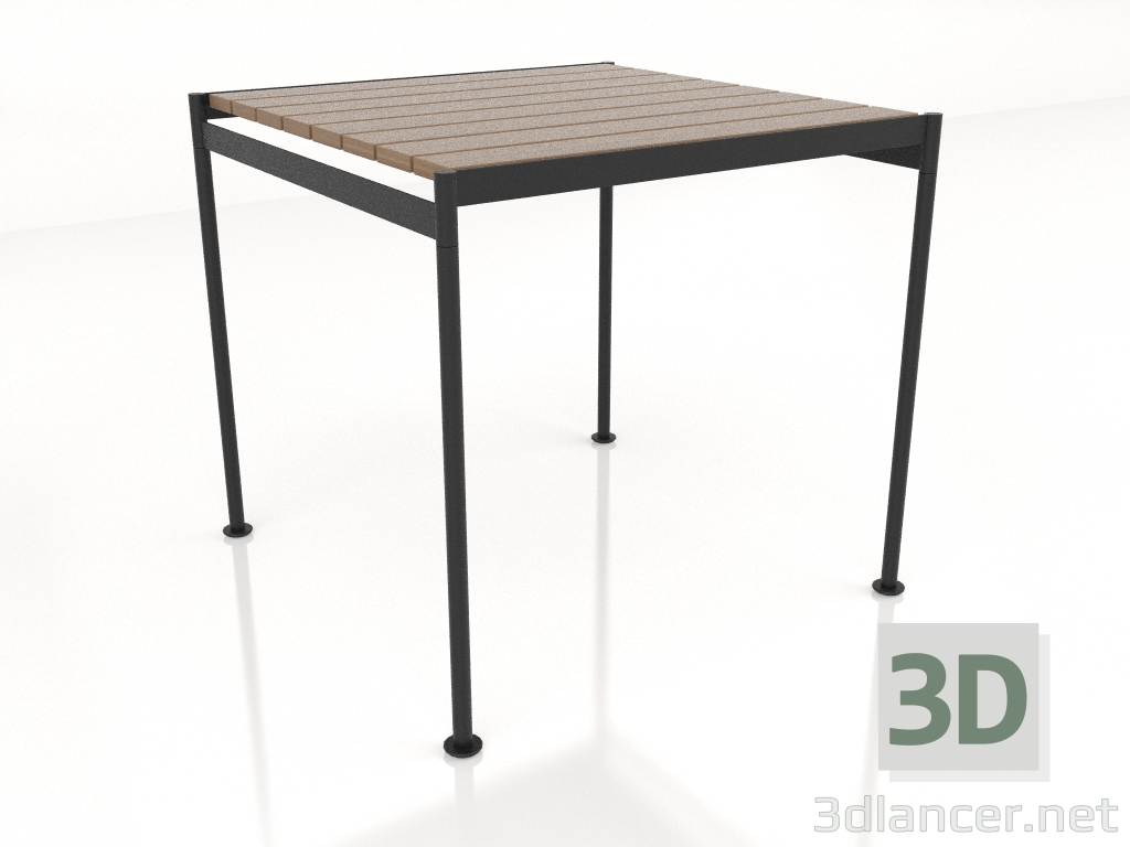3D Modell Esstisch 80x80 cm - Vorschau
