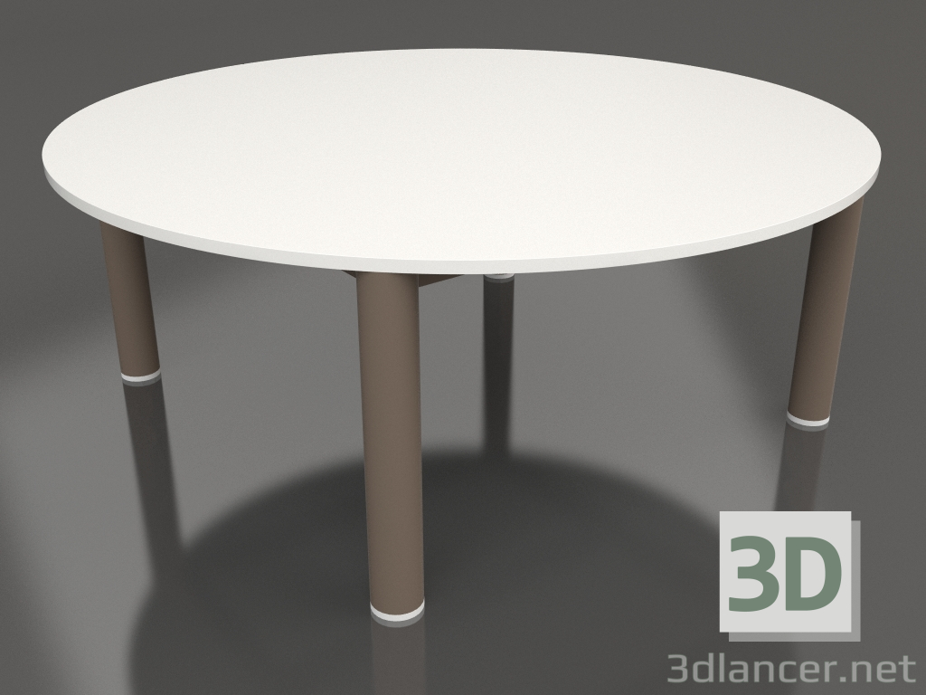 3d model Coffee table D 90 (Bronze, DEKTON Zenith) - preview