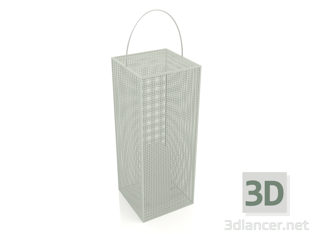 3 डी मॉडल मोमबत्ती बॉक्स 4 (सीमेंट ग्रे) - पूर्वावलोकन