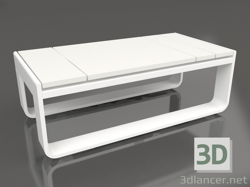 modello 3D Tavolino 35 (DEKTON Zenith, Bianco) - anteprima