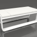 modello 3D Tavolino 35 (DEKTON Zenith, Bianco) - anteprima