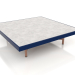 modello 3D Tavolino quadrato (Blu notte, DEKTON Kreta) - anteprima