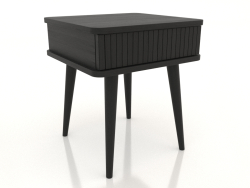 Mesa de cabeceira STAND 420 mm (preto RAL 9005)