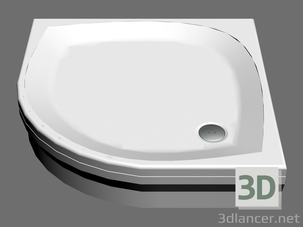 3D modeli Duş teknesi 80 ELIPSO PAN - önizleme