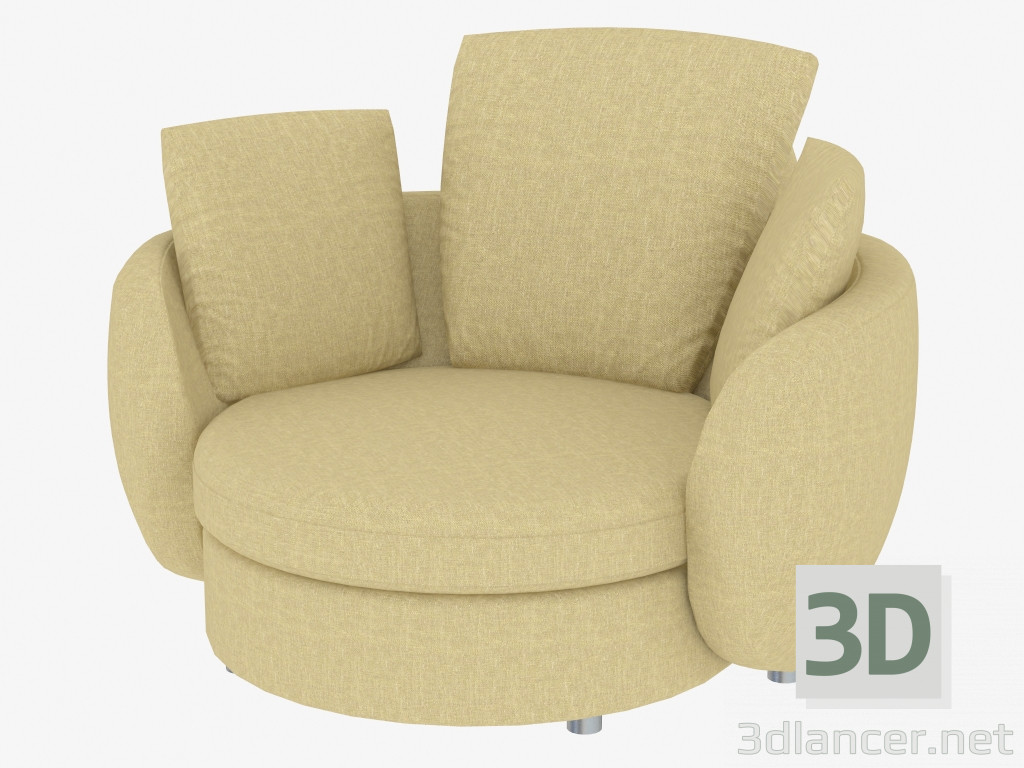 3D modeli Modern tarzdaki koltuk Las Vegas - önizleme