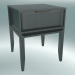 3d model Small bedside table (Gray Oak) - preview
