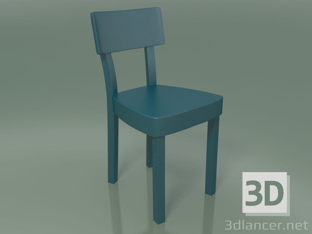 3D Modell Pulverbeschichteter Stuhl aus Aluminiumguss, InOut für den Außenbereich (23, ALLU-OT) - Vorschau