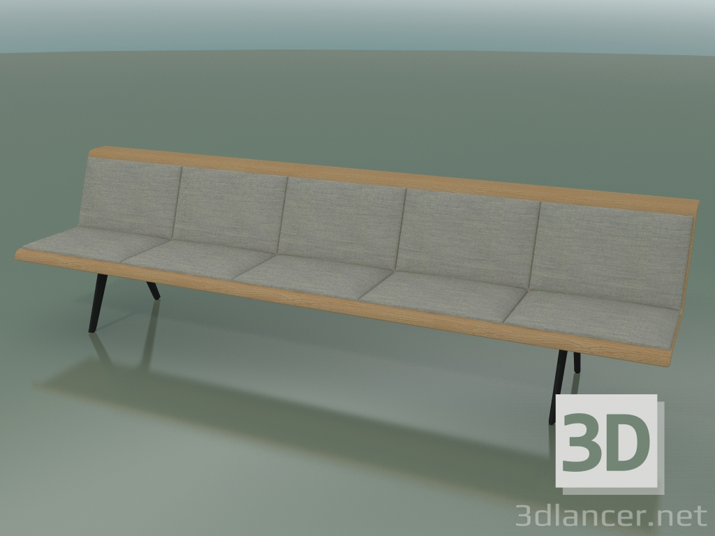modèle 3D Module central Waiting 4549 (L 300 cm, effet chêne) - preview