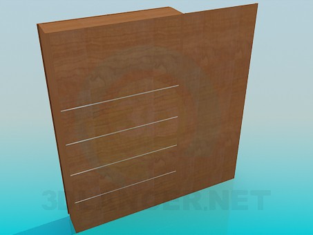 modelo 3D armario para halway - escuchar modelo 3D armario para halway - escuchar