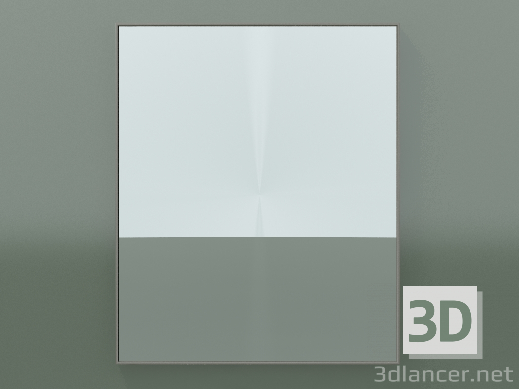 modello 3D Specchio Rettangolo (8ATMC0001, Clay C37, Н 72, L 60 cm) - anteprima