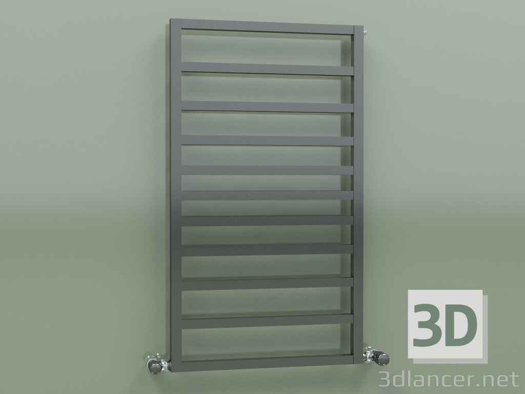 modèle 3D Porte-serviettes Tolé (H 842 L 481, Chrome noir) - preview