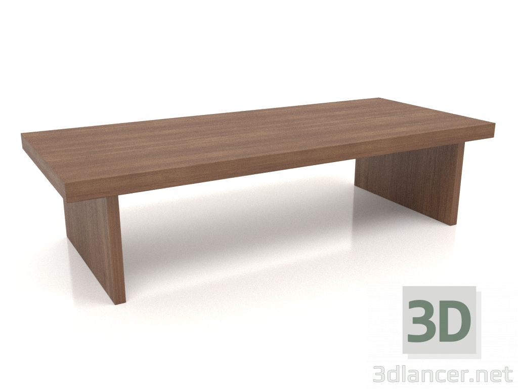 3 डी मॉडल टेबल बीके 01 (1400x600x350, लकड़ी की भूरी रोशनी) - पूर्वावलोकन