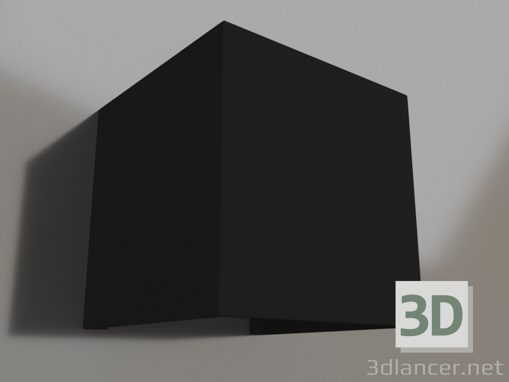 3d model Wall street lamp (6520) - preview