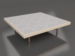 Square coffee table (Sand, DEKTON Kreta)