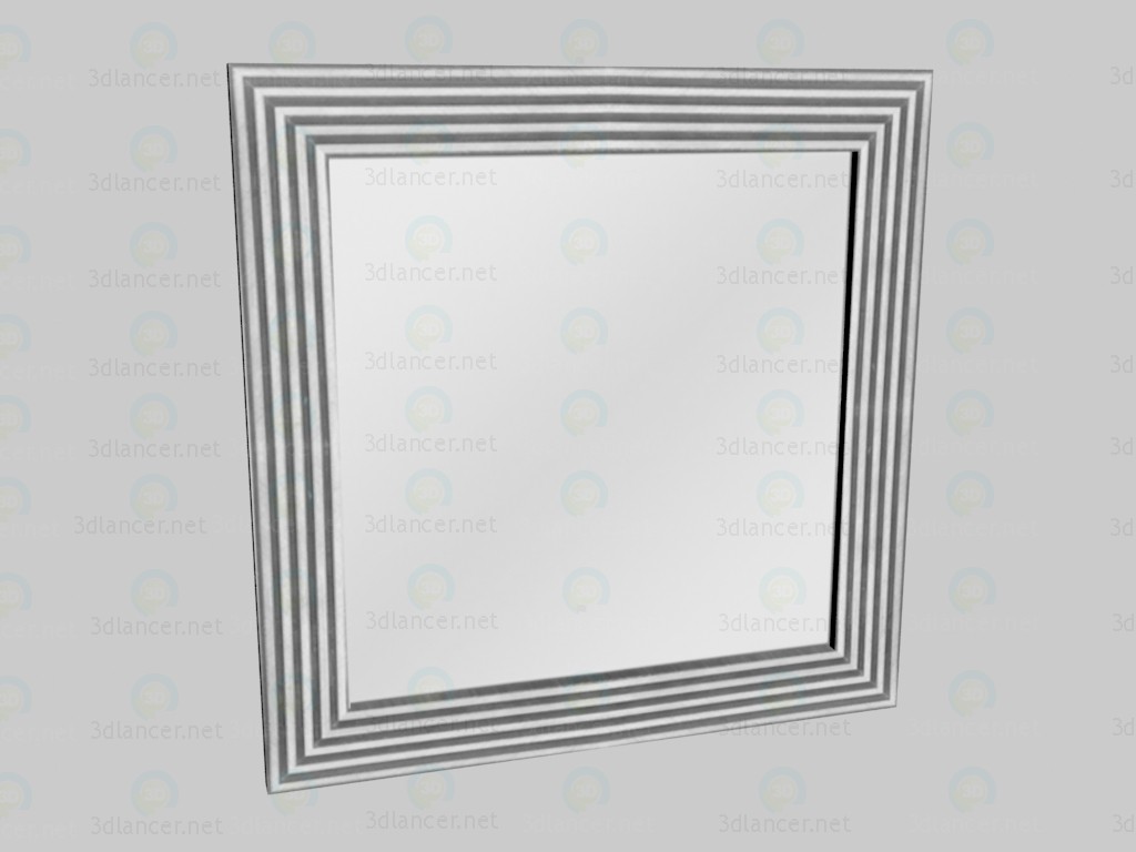 3d model Mirror Silver - preview