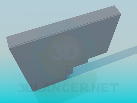 3d модель Стеллаж для книг и сувениров – превью 3d модель Стеллаж для книг и сувениров – превью