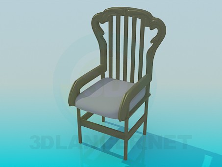 modelo 3D Silla - escuchar modelo 3D Silla - escuchar