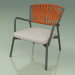 3D Modell Stuhl mit weicher Sitzfläche 127 (Belt Orange) - Vorschau