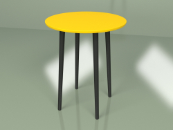Sputnik mini masa (sarı-hardal)