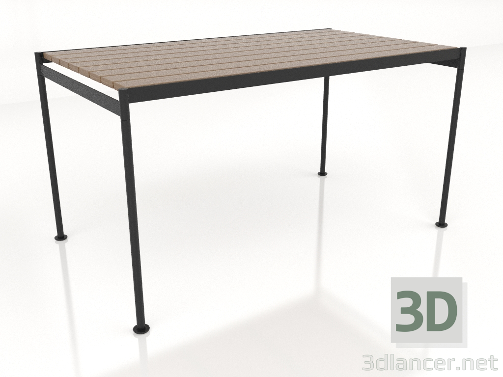 modello 3D Tavolo da pranzo 140x80 cm - anteprima