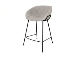 Feston Fab Yarım Bar Sandalyesi 65 cm (Gri)