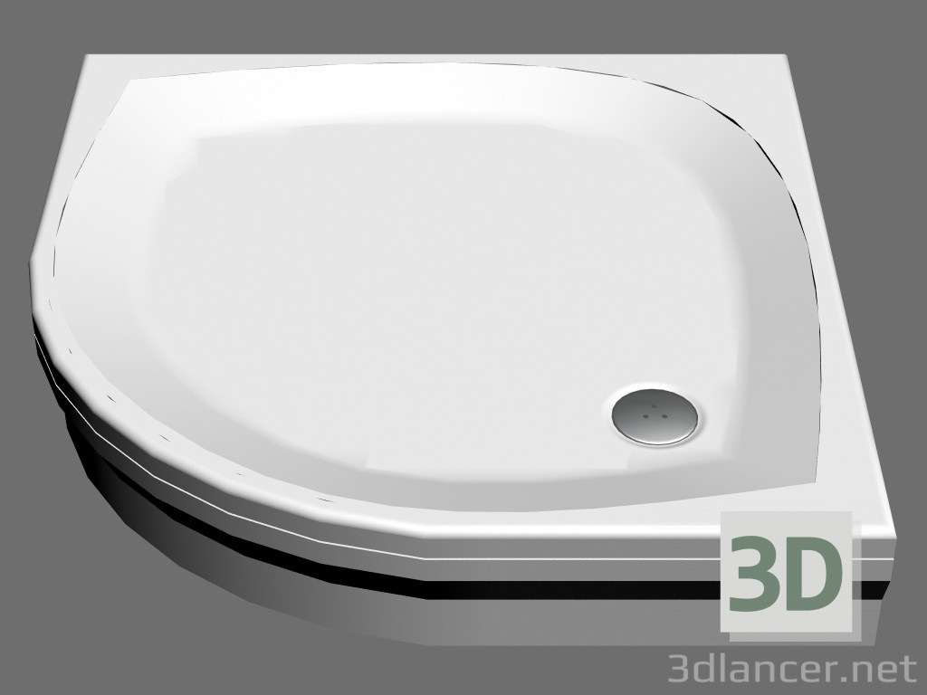Modelo 3d Base de duche 90 ELIPSO PAN - preview