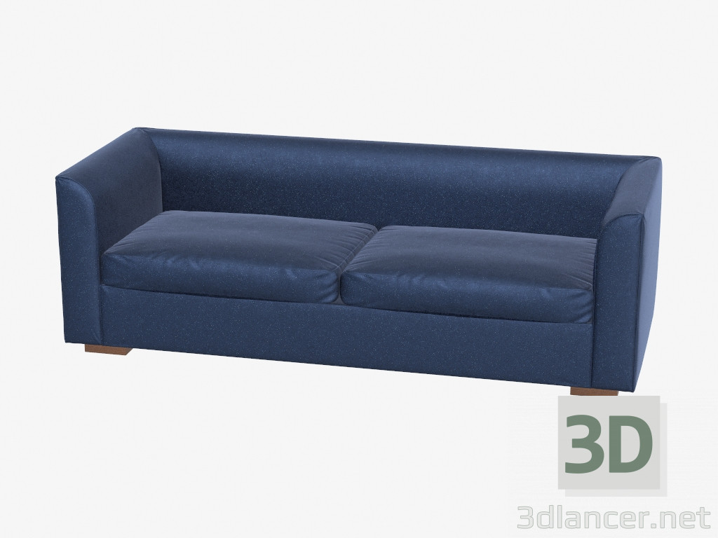 3 डी मॉडल सोफा सीधे डबल जिल - पूर्वावलोकन