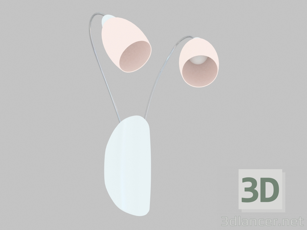 3D modeli Duvar lambası Blanca (1042-2W) - önizleme