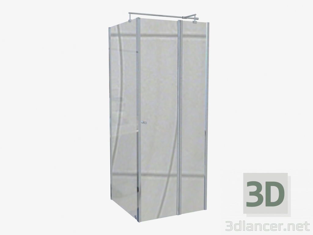 modello 3D Cabin square 80 cm Cubic (KTI 044P) - anteprima
